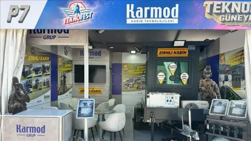 Турската компанија „Кармод“ ги претставува своите мобилни оклопни кабини на „Текнофест“