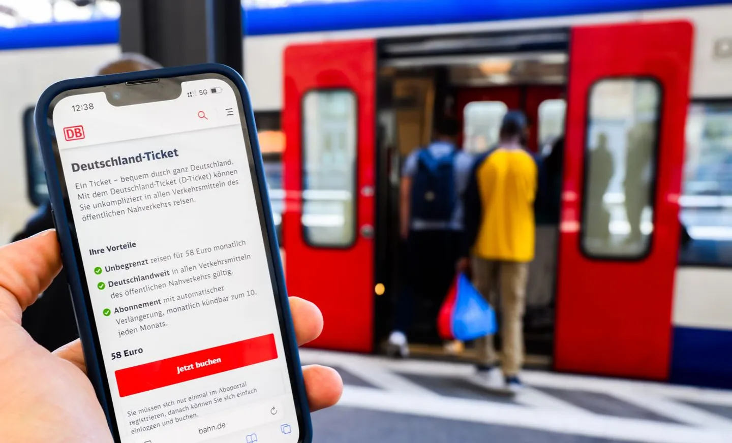 Preis für Deutschlandticket steigt auf 66,80 Euro ab Januar