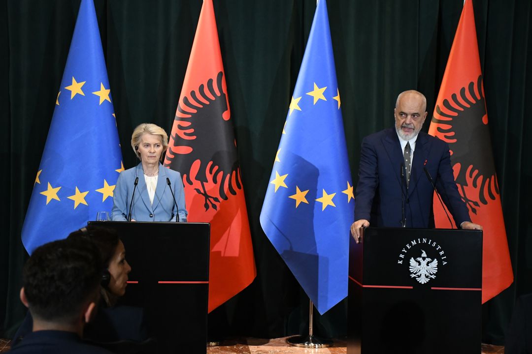 Presidentja e KE së  Anëtarësimi nuk do ta bëjë vetëm Shqipërinë më të fortë  por edhe BE në