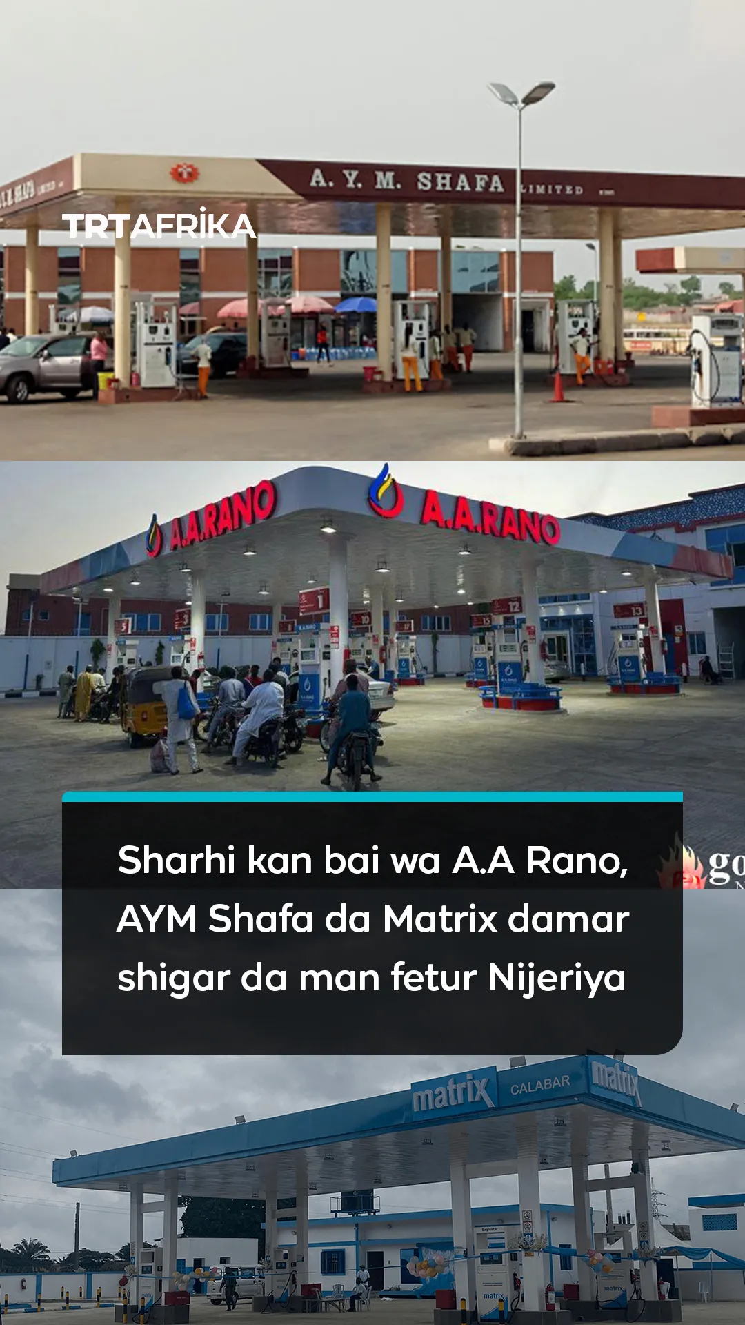 Sharhi kan bai wa A.A Rano, AYM Shafa da Matrix damar shigar da man fetur Nijeriya