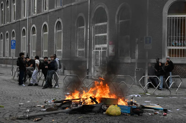 Luik voert samenscholingsverbod in na escalatie bij studentenprotesten