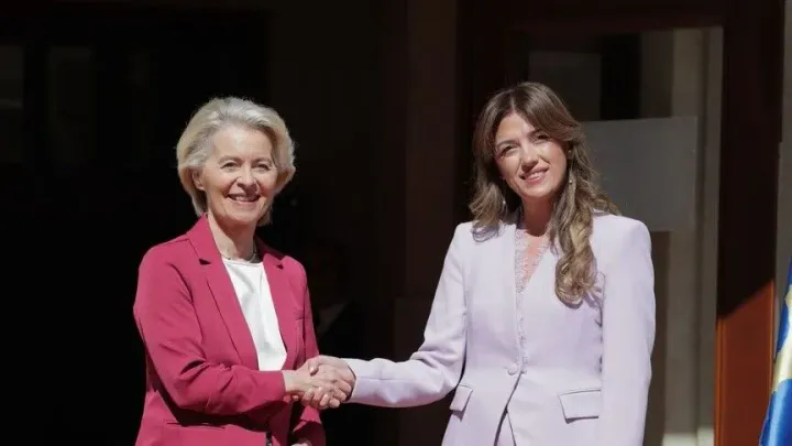 Vršiteljica dužnosti predsjednice Kosova Haxhiu sastala se s Ursulom von der Leyen