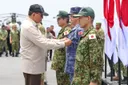 361 personel Jepang dianugerahkan penghargaan usai bantu pemadaman karhutla di Kalimantan