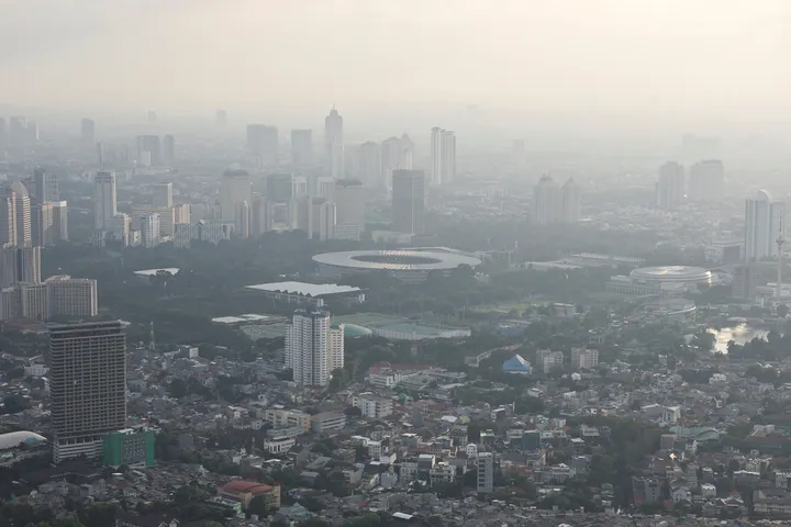 Polusi PM2.5 tinggi, kualitas udara Jakarta terburuk keempat di dunia