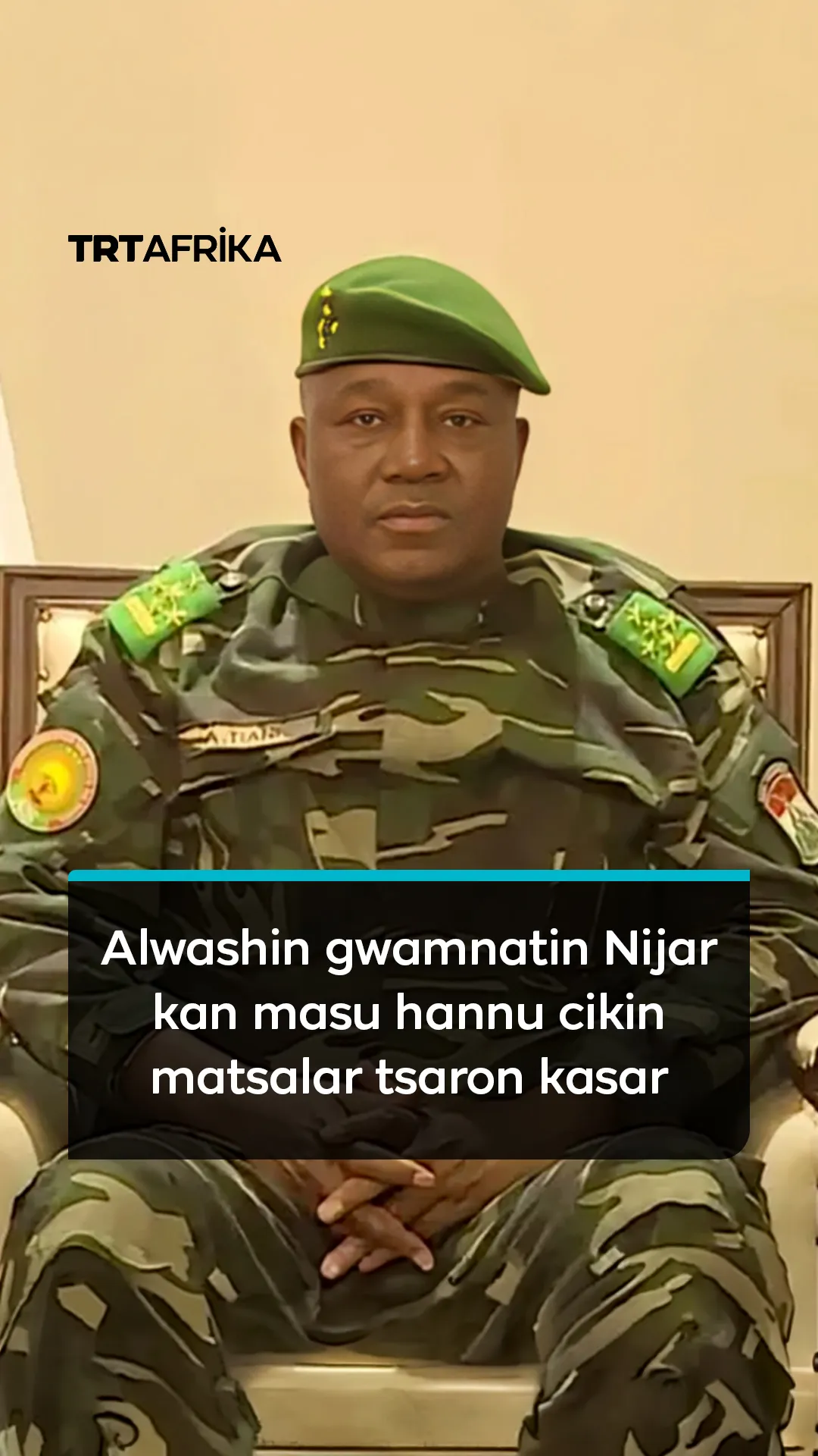Alwashin gwamnatin Nijar kan masu hannu cikin matsalar tsaron kasar