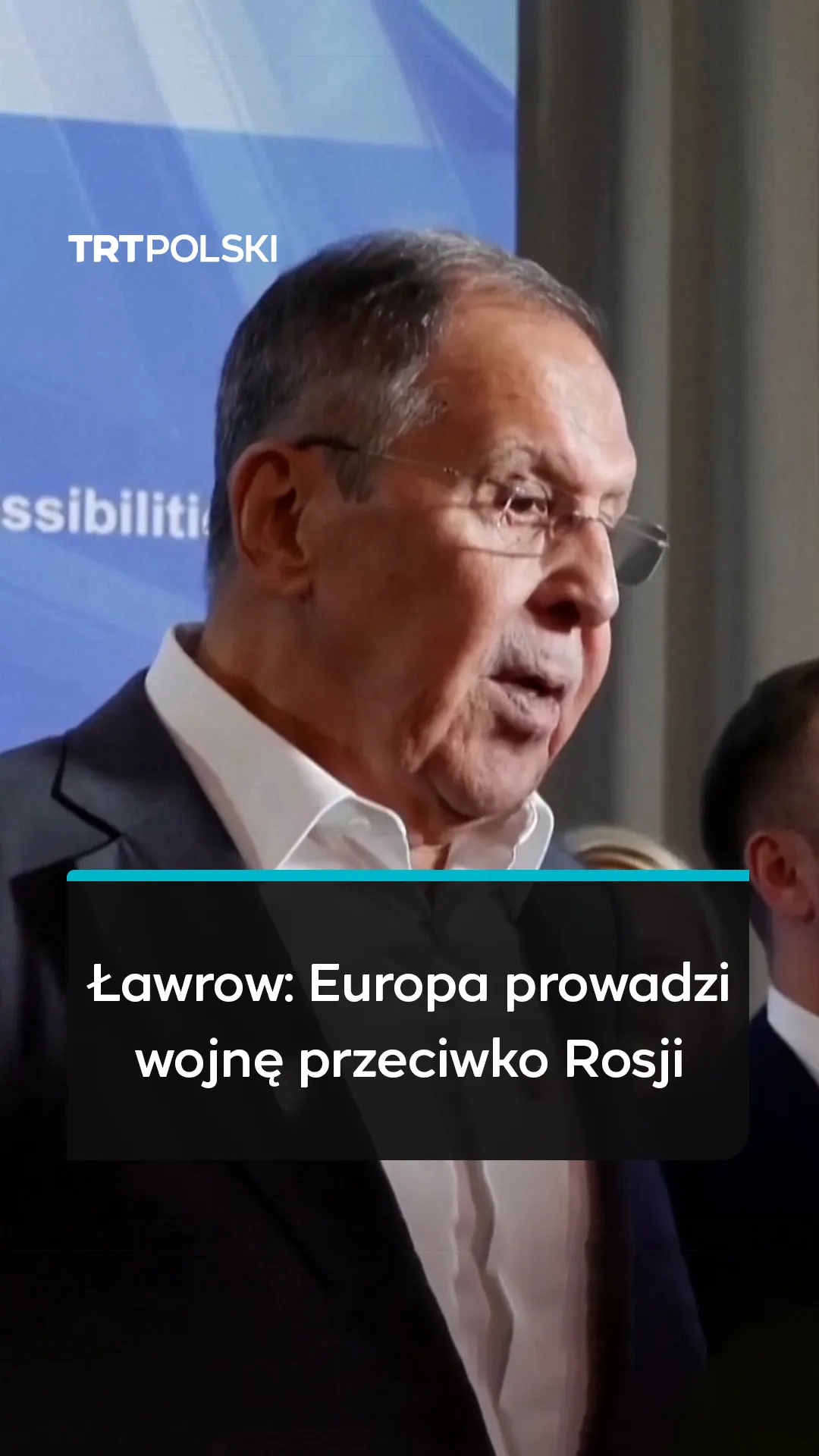Ławrow: Europa prowadzi wojnę przeciwko Rosji