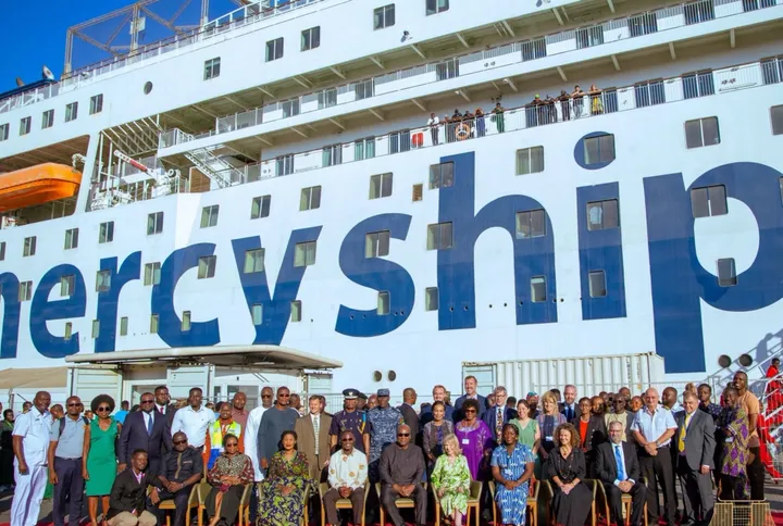 Ghana welcomes world’s largest civilian hospital ship for third time