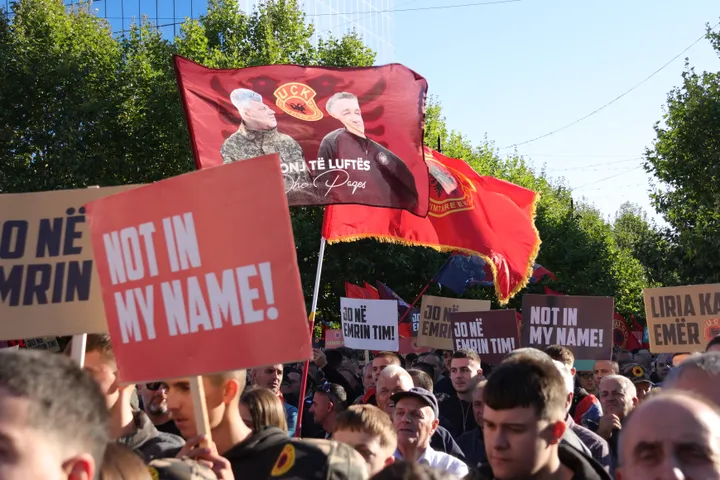 ‘Not in my name’: Kosovo rallies to remove stain on legacy of freedom struggle