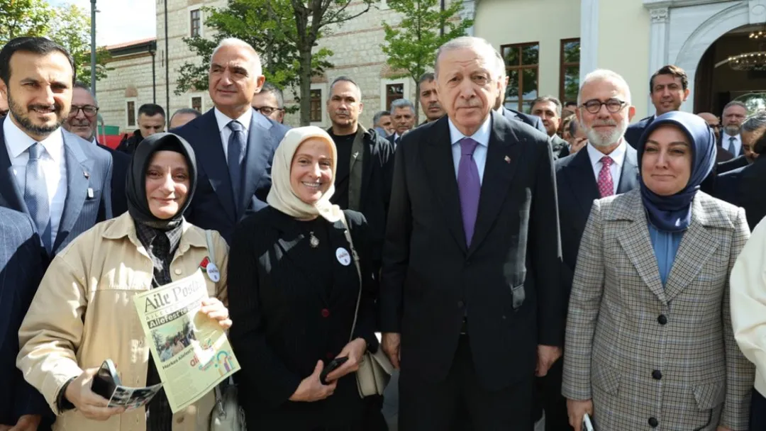 جۇمھۇر رەئىس ئەردوغان ئائىلە فېستىۋالىنى زىيارەت قىلدى