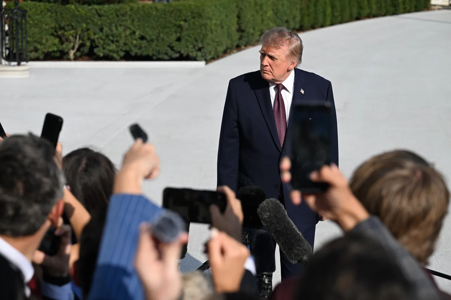 Trump points to Ukraine strikes and US refinery closures, not Iran war, as gas prices rise