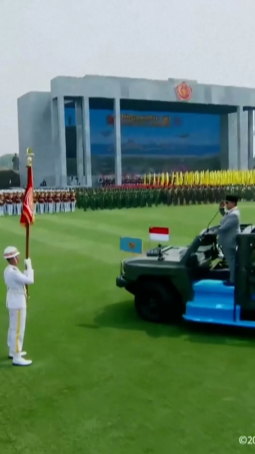 Prabowo minta militer Indonesia bersiap hadapi ancaman terburuk di HUT ke-81 TNI