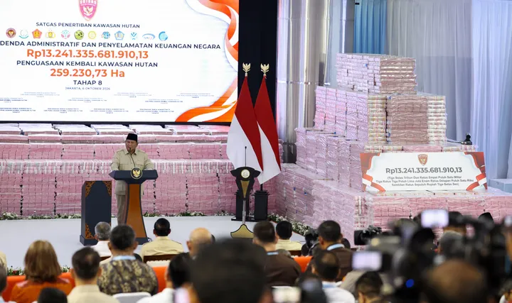 Satgas PKH tertibkan 6,2 juta hektare hutan dan himpun Rp52 triliun untuk negara