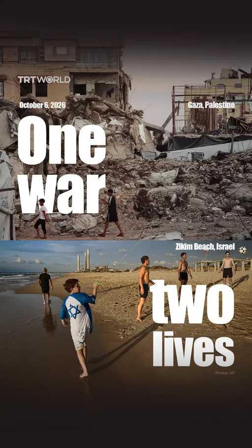 One war, two realities.
