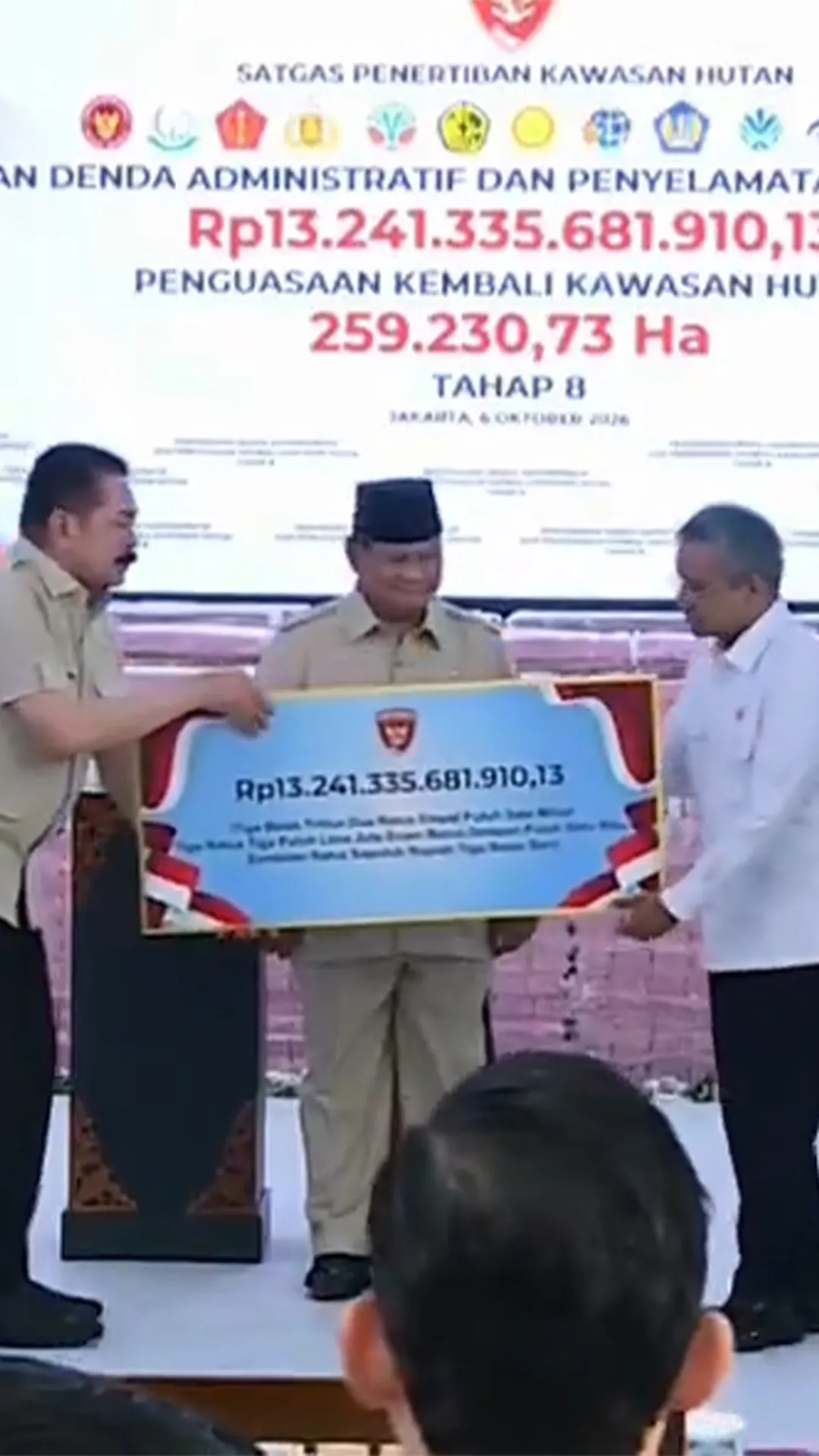 Prabowo saksikan pengembalian uang Rp13,2 triliun di Kejagung