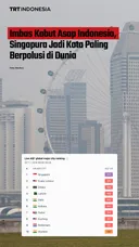 Imbas kabut asap Indonesia, Singapura jadi kota paling berpolusi di dunia