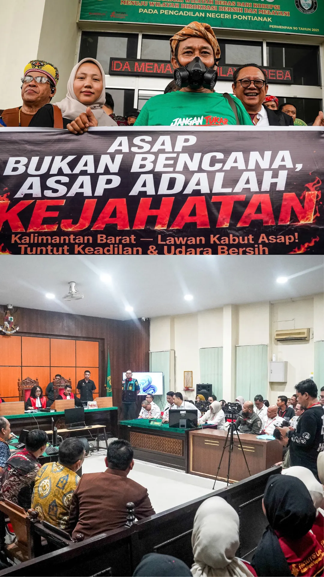 Pemerintah Indonesia digugat atas dugaan kelalaian tangani karhutla dan kabut asap