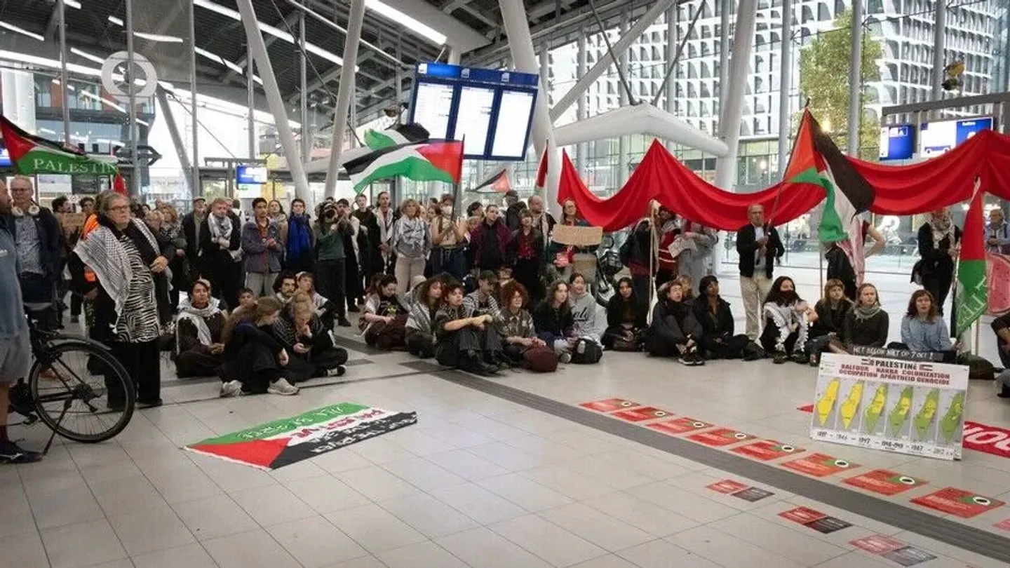 Utrecht, Amsterdam, Rotterdam: Propalestinski protesti održani na željezničkim stanicama