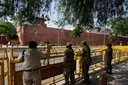 India deploys thousands of police across New Delhi ahead of election protest
