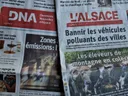 Neuf quotidiens régionaux en grève en France