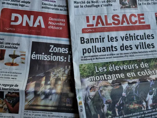 Neuf quotidiens régionaux en grève en France