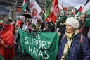 Minister Van Weel in gesprek met Halsema na Hamas-uitingen bij Amsterdamse demonstraties