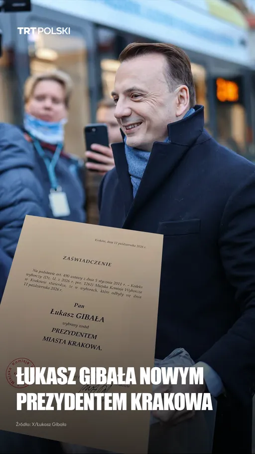 Łukasz Gibała nowym prezydentem Krakowa