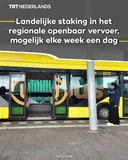 Landelijke staking in het regionale openbaar vervoer, mogelijk elke week een dag