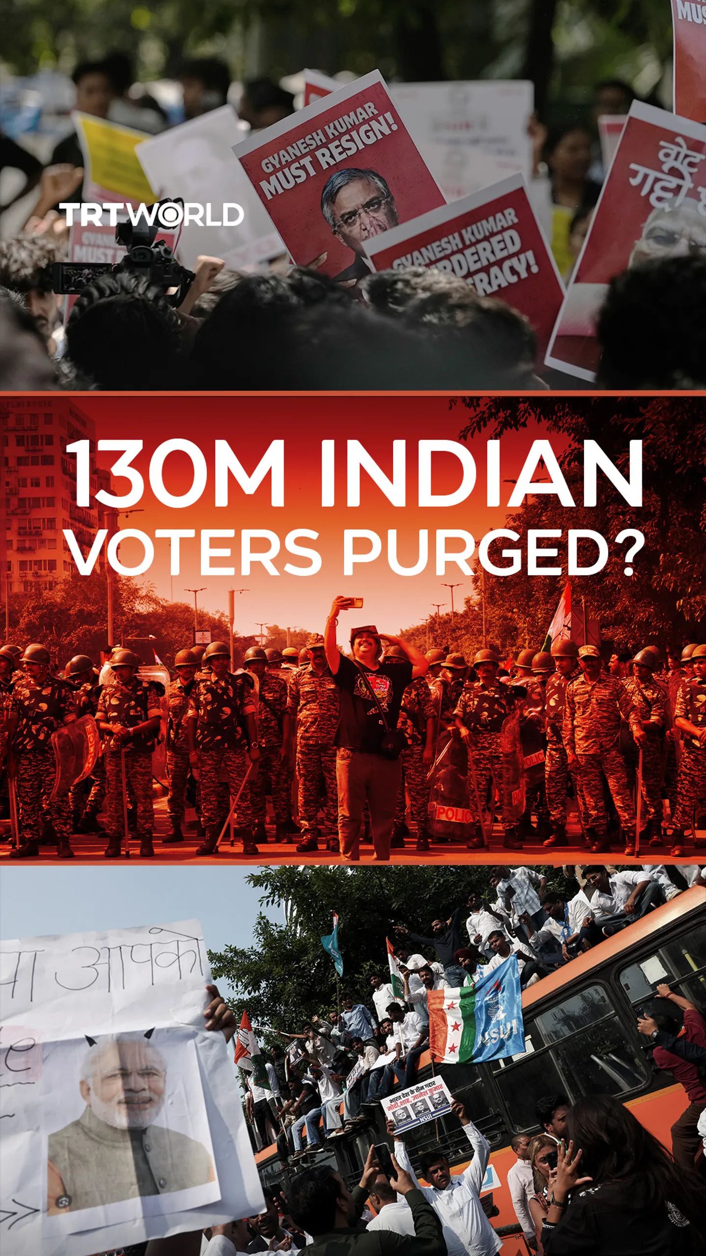 130M Indian voters purged from electoral rolls?