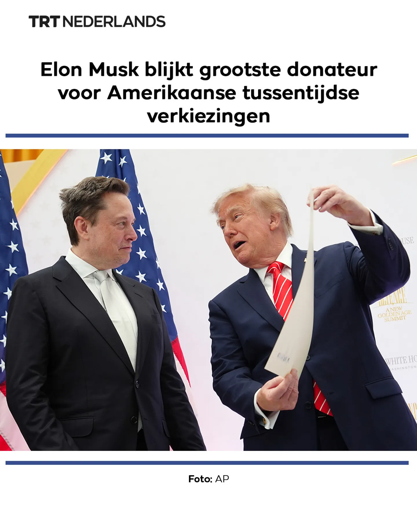 Elon Musk blijkt grootste donateur voor Amerikaanse tussentijdse verkiezingen