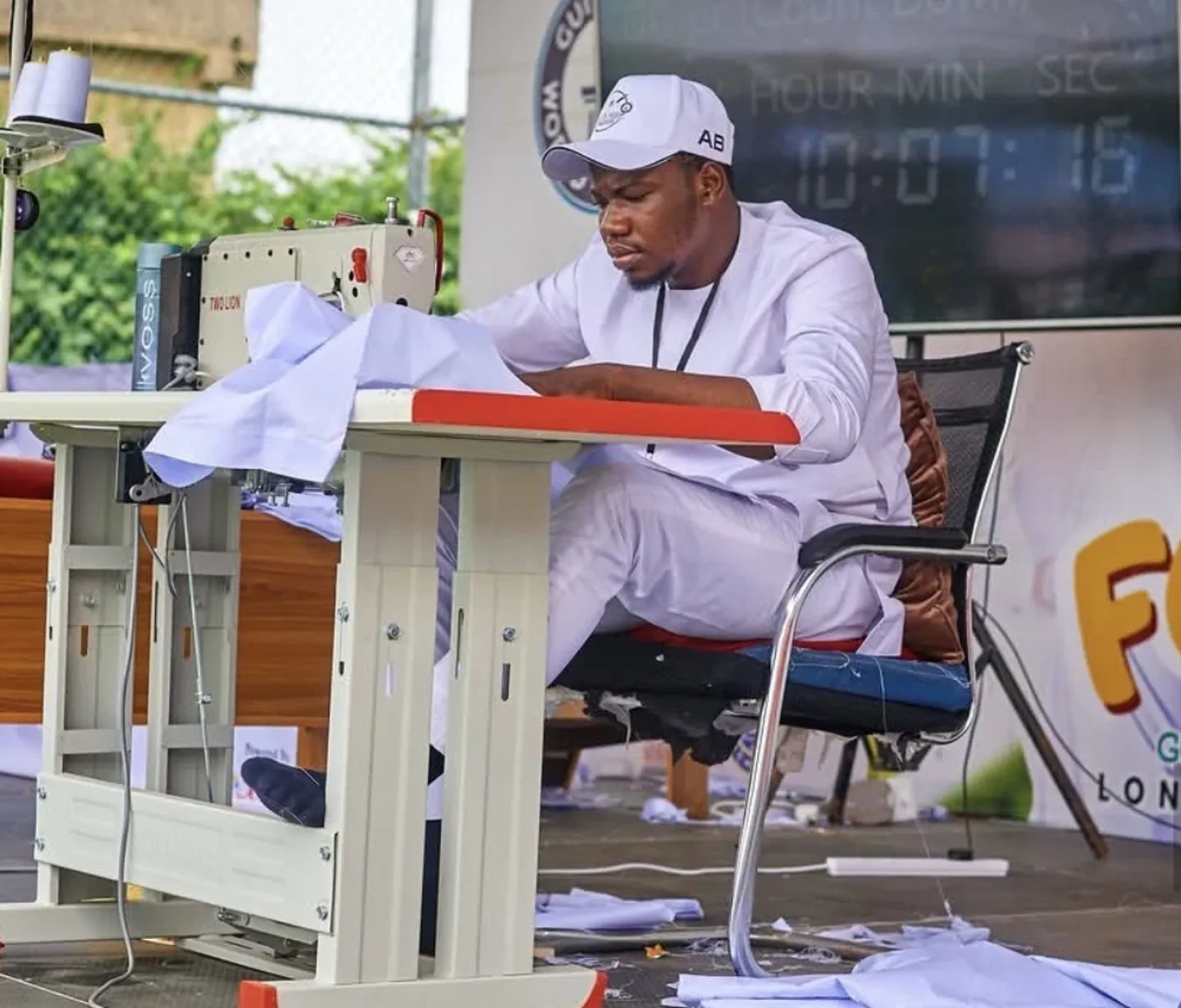 Abdulkadir: Nigerian tailor chases Guinness World Record