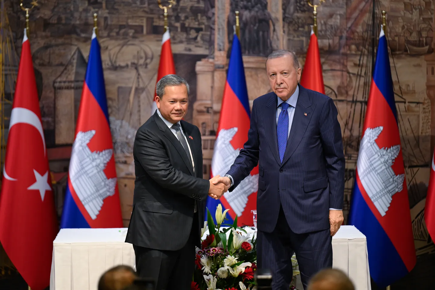 أردوغان: نرحب بمشاركة كمبوديا في مجلس السلام بشأن غزة ونتطلع لتعزيز التعاون معها