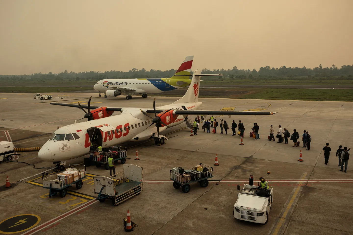 Kementerian Perhubungan catat 2.458 penerbangan terdampak karhutla, termasuk rute internasional