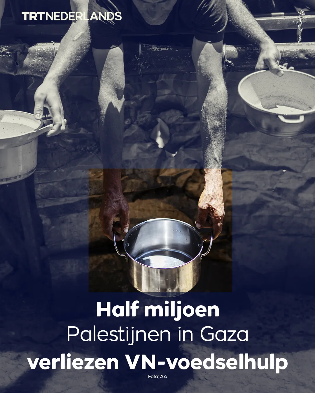 Een half miljoen Palestijnen in Gaza verliezen voedselhulp van de VN