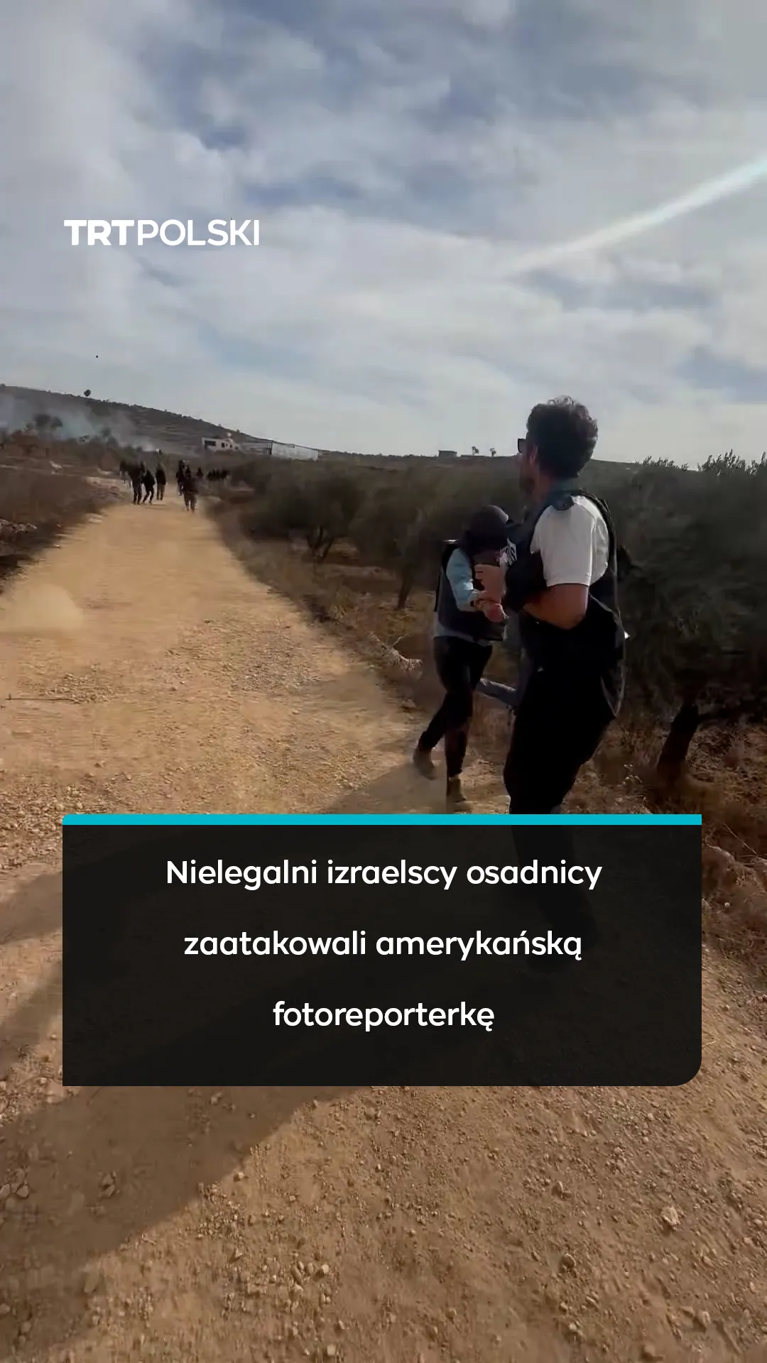 Nielegalni izraelscy osadnicy zaatakowali amerykańską fotoreporterkę