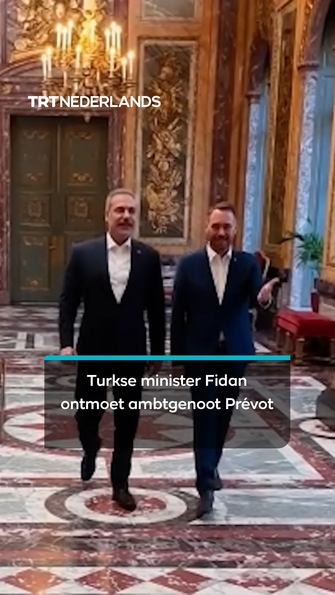 Turkse buitenlandminister Fidan ontmoet Belgische ambtgenoot Prévot en NATO-topman Rutte in Brussel