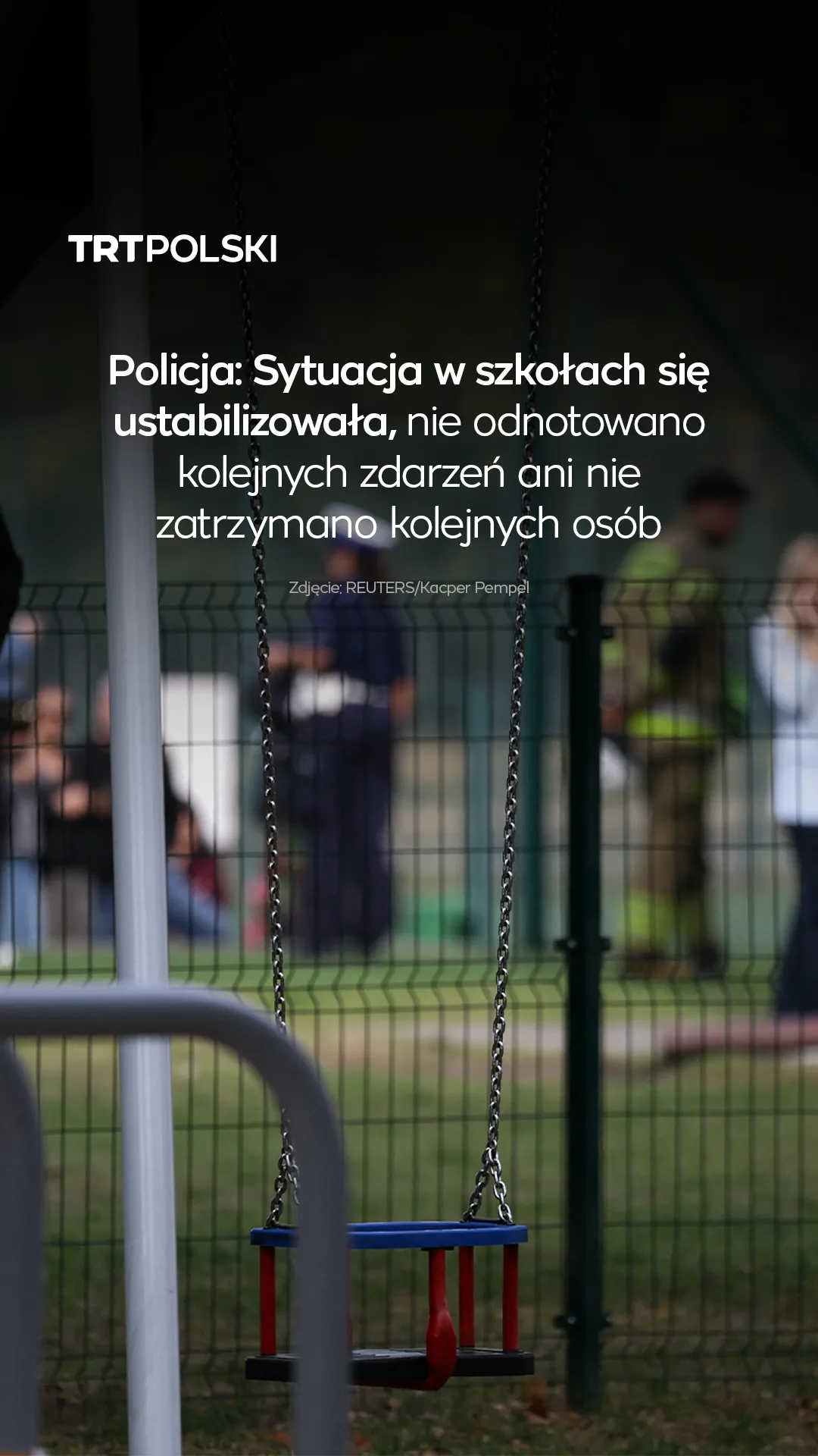 Policja: Sytuacja w szkołach się ustabilizowała, nie odnotowano kolejnych zdarzeń