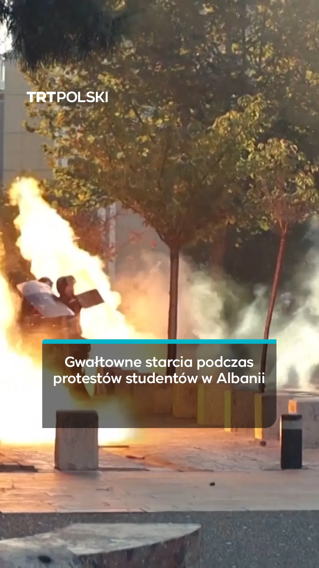 Gwałtowne starcia podczas protestów studentów w Albanii