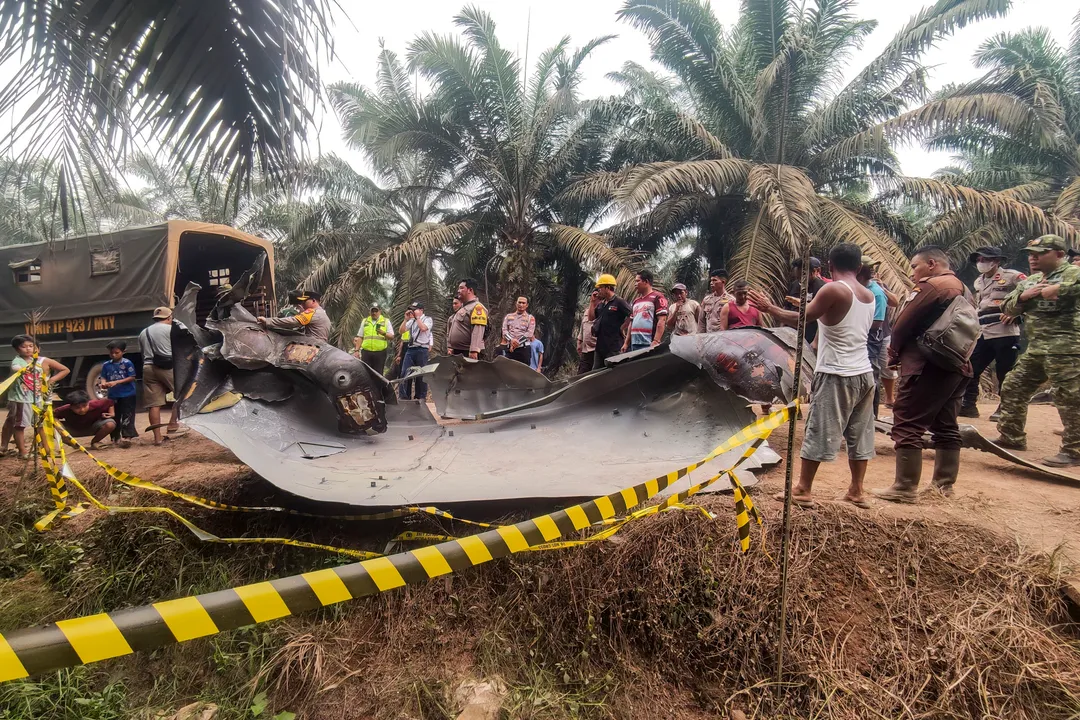 BRIN identifikasi dua serpihan roket China yang jatuh di perkebunan Kalimantan Tengah