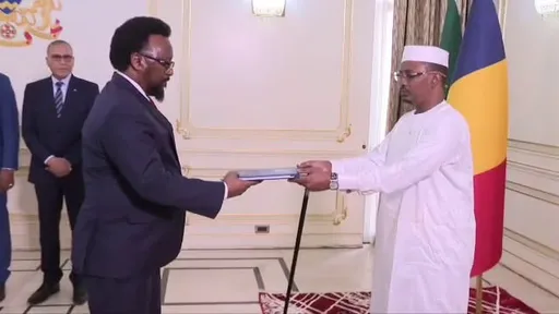 Safiirka Soomaaliya oo Warqadihiisa Aqoonsiga u Gudbiyay Madaxweynaha Dalka Chad