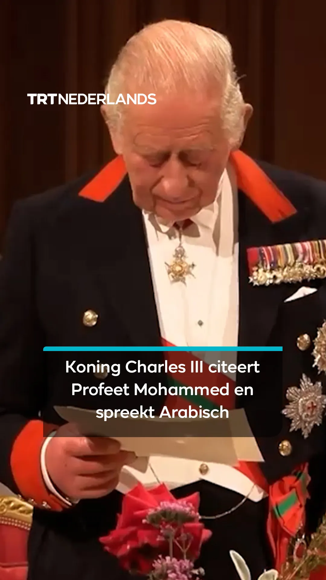Koning Charles citeert Profeet Mohammed en spreekt Arabisch tijdens staatsbanket voor Oman’s sultan