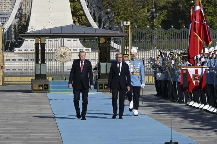 Erdoğan pret me ceremoni zyrtare kryeministrin kanadez Carney