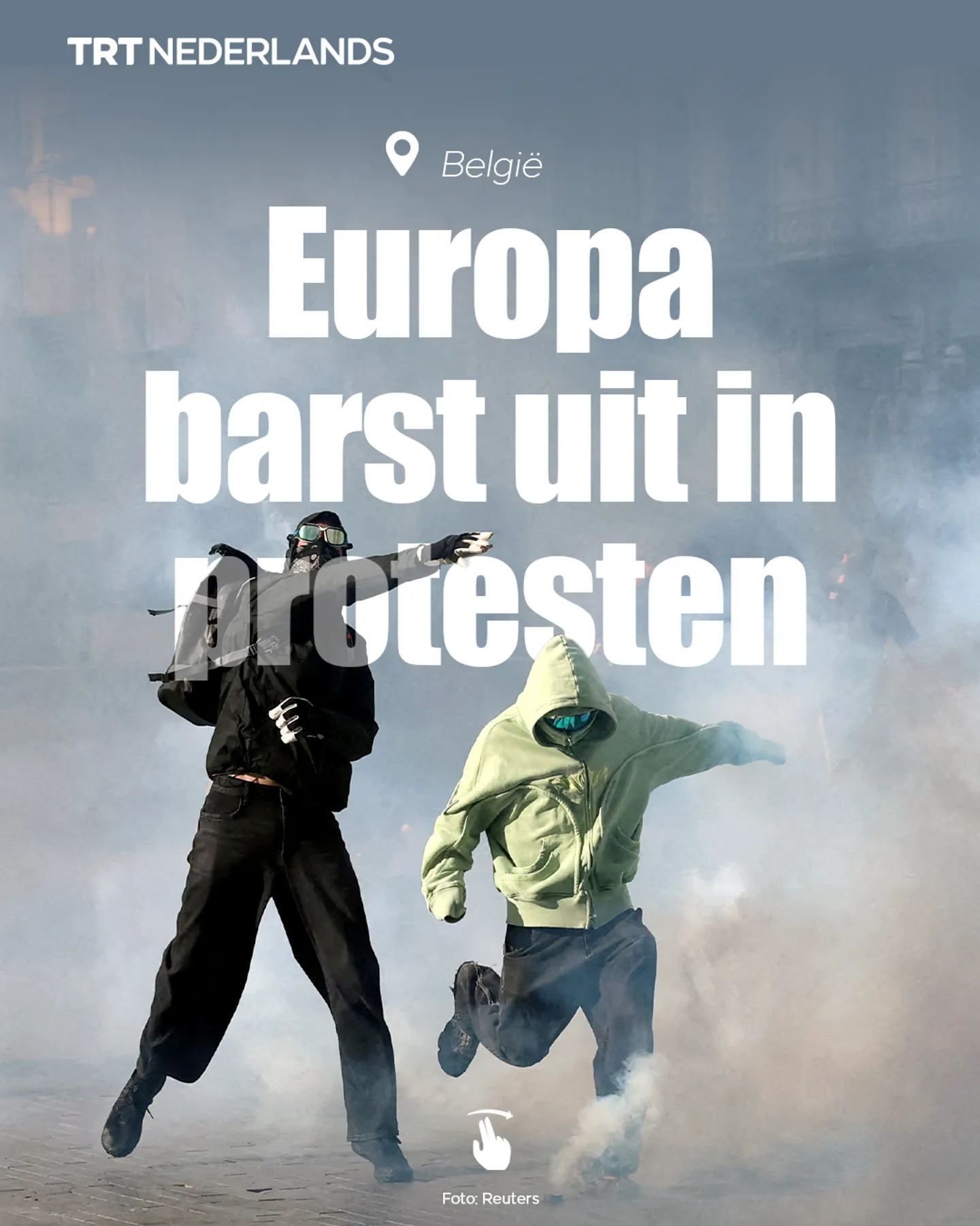 Europa barst uit in protesten
