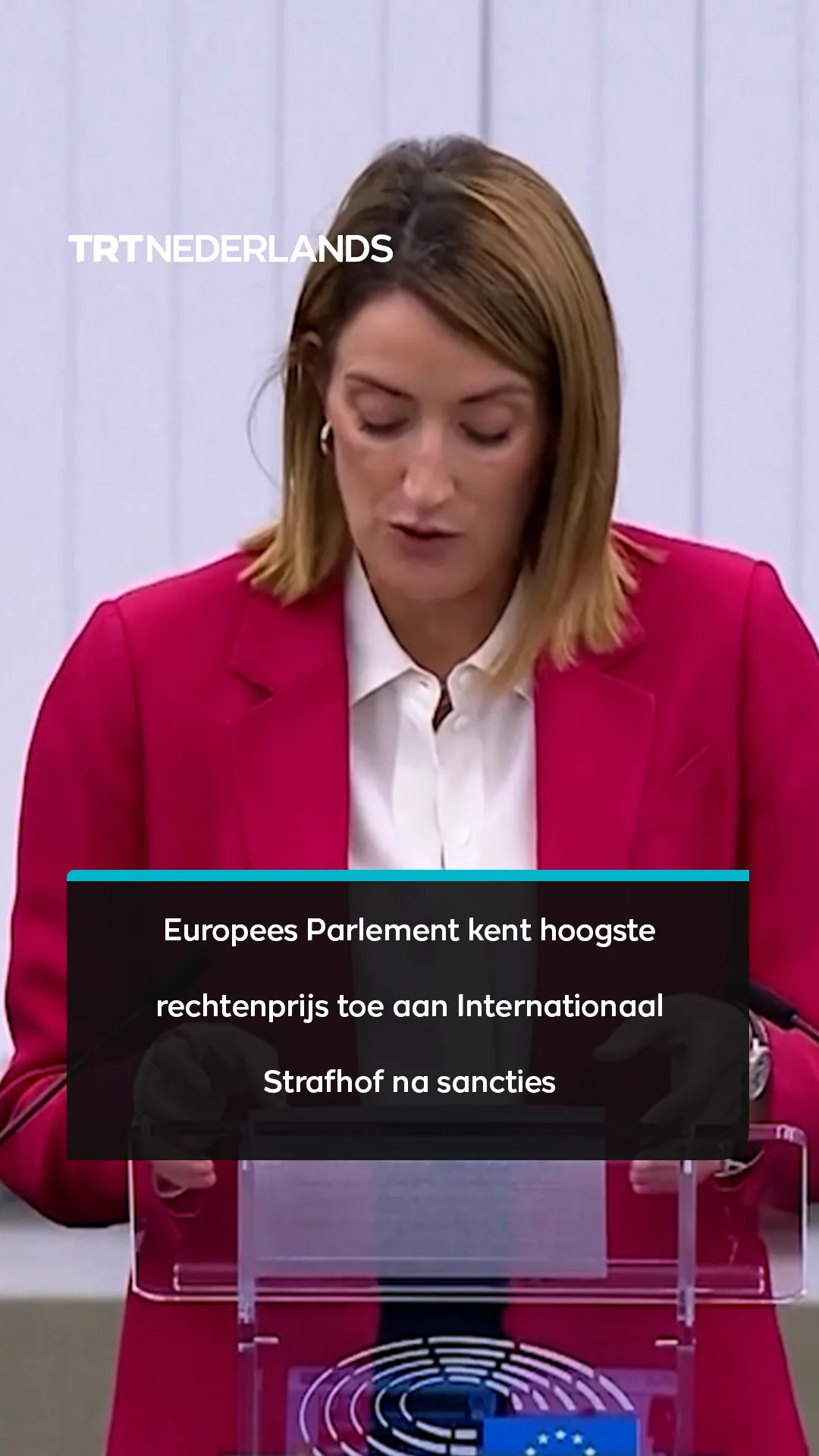 Europees Parlement kent Internationaal Strafhof hoogste mensenrechtenprijs toe na sancties VS