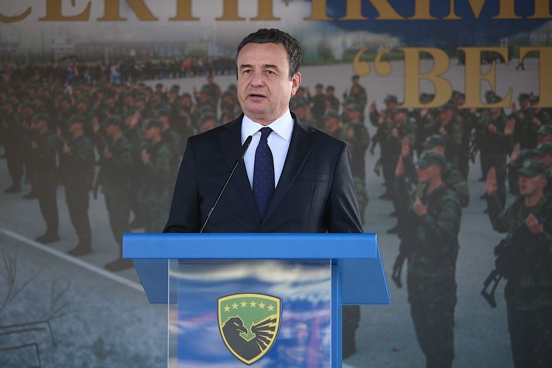 Kurti në ceremoninë e betimit të 515 ushtarëve të rinj në Kosovë  Synimi ynë është NATO