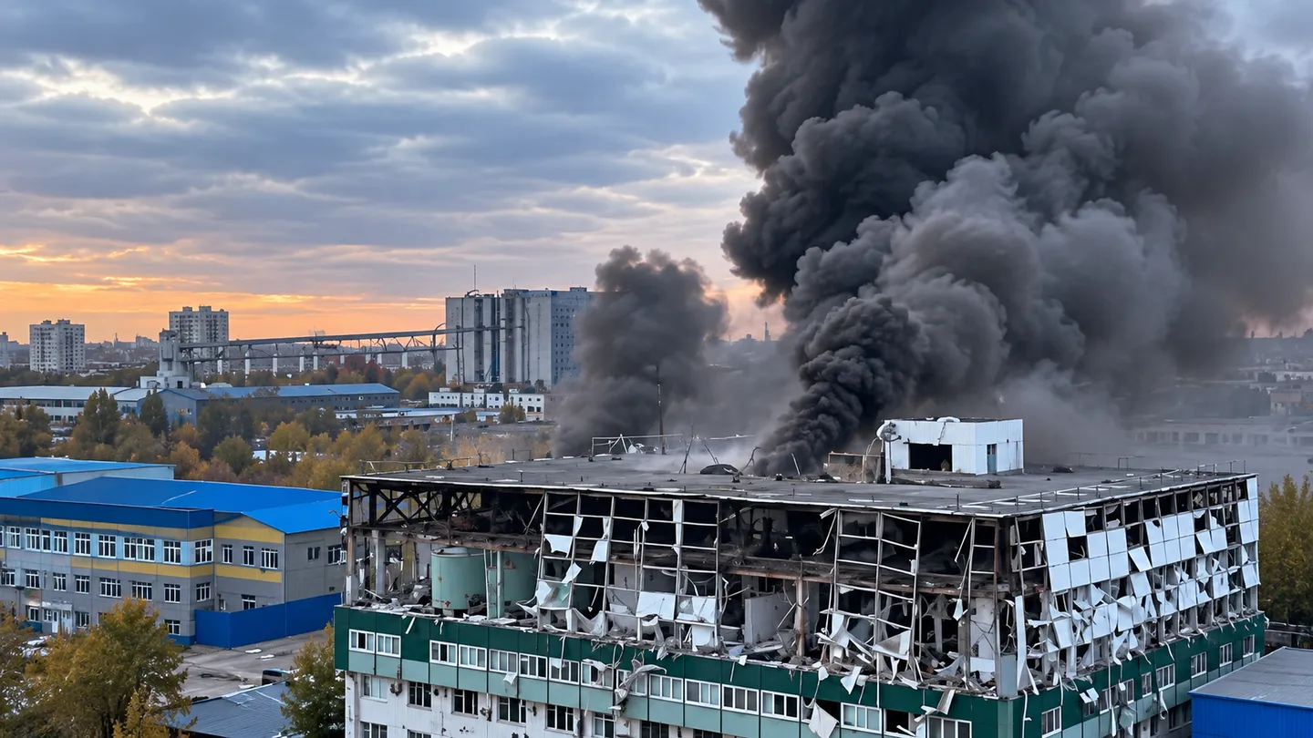 Ракетная атака повредила предприятие в Орле