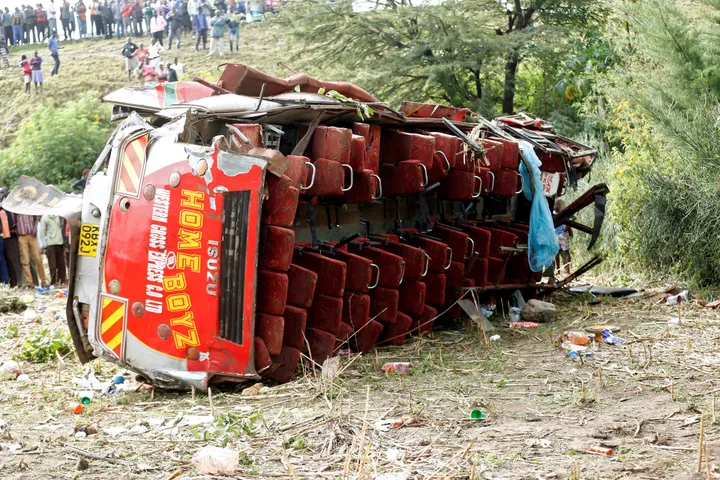 At least 22 killed in Kenya bus crash on highway hit by fatal accident weeks earlier