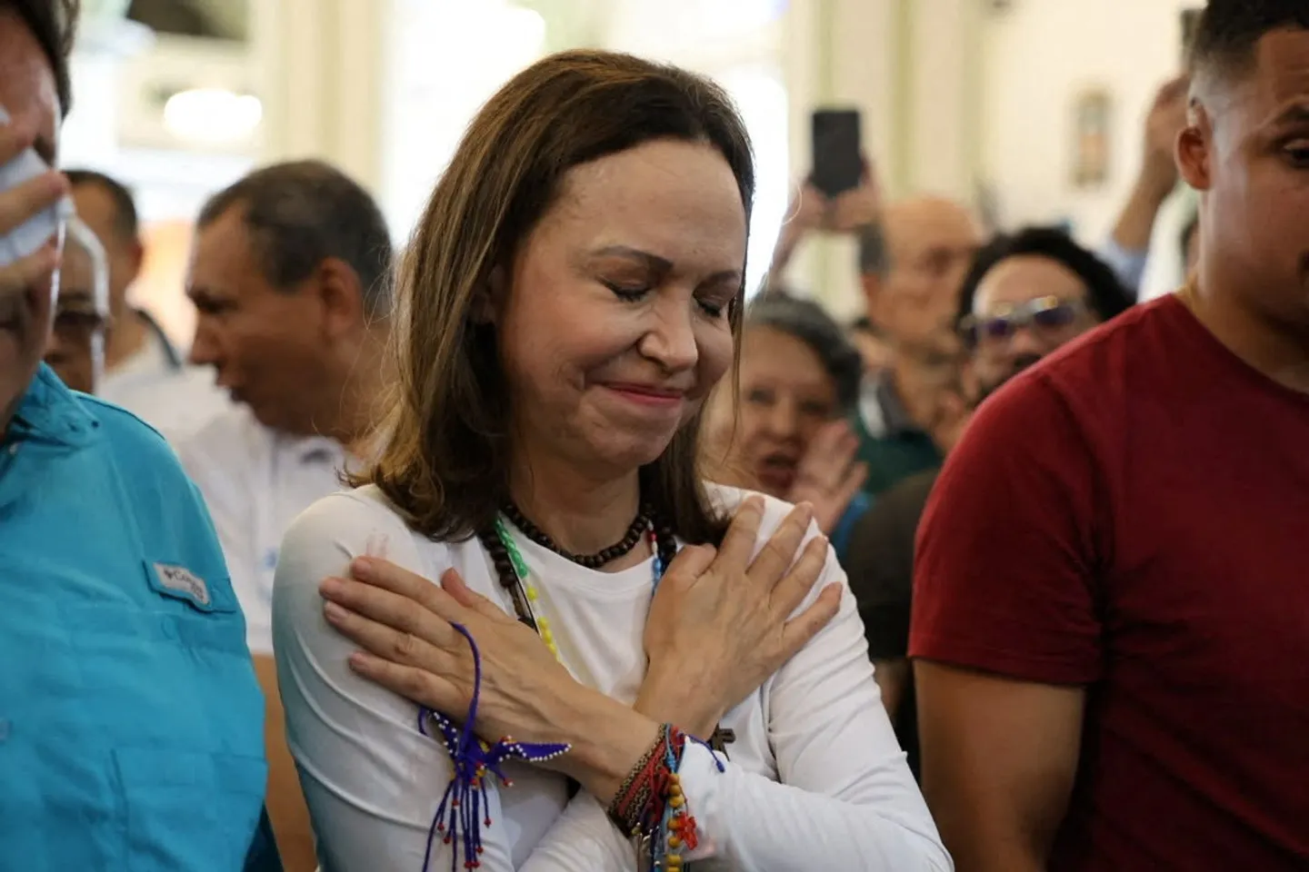 Venezuelan opposition leader Maria Corina Machado returns after nearly a year abroad