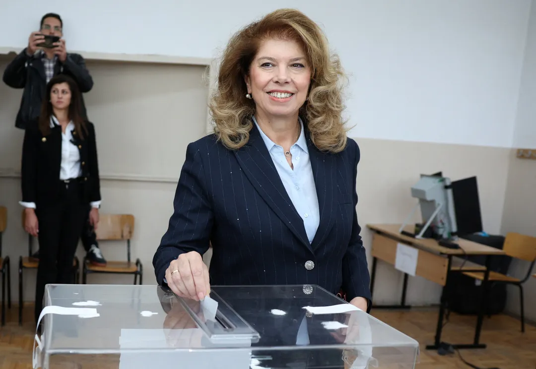 Iliana Yotova takes lead in Bulgaria's presidential election, exit polls show