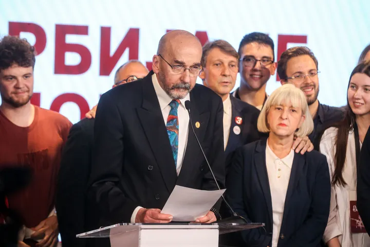 Lista Studentore shpall fitoren në zgjedhjet e parakohshme parlamentare në Serbi
