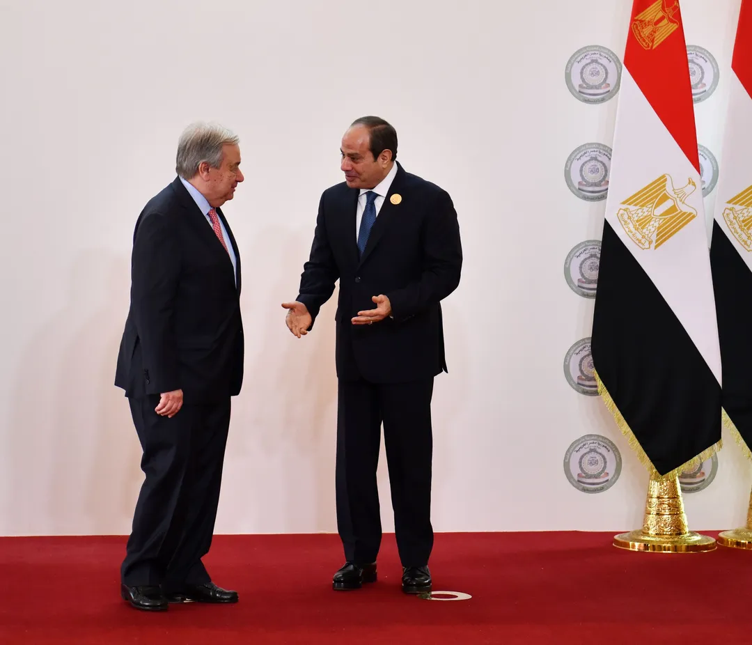 Egypt's Sisi calls for 'just' Palestinian settlement, UN Security Council reform
